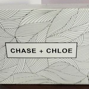 Chase & chloe sarah flatform in clear size 6